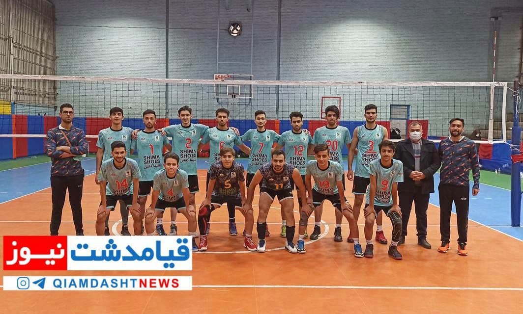 پیروزی تیم هیئت والیبال خاوران (قیامدشت) در گام اول مسابقات لیگ استان تهران