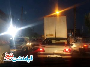 خیابان ولیعصر(عج) قیامدشت جوابگوی ترافیک شهر نیست!