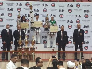 بانوی کاراته کای قیامدشت سوم آسیا شد