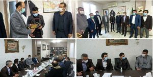 تقدیر بخشدار خاوران از بوکسور ملی پوش اهل روستای چهلقز