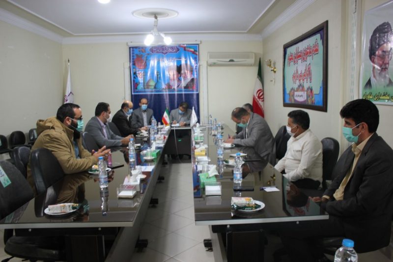 تشکیل جلسه هماهنگی برگزاری انتخابات ۱۴۰۰ در بخش خاوران با حضور دهیاران این بخش
