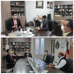 دیدار رییس کمیته امداد قیامدشت با بخشدار خاوران