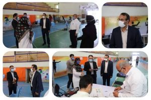 مرکز تجمیعی واکسیناسیون کرونای شهر قیامدشت از بهترین مراکز کشور است