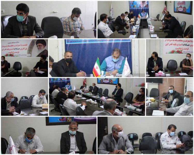 تشکیل جلسه مدیریت بحران بخش خاوران
