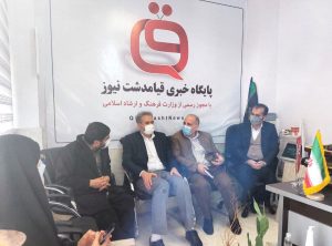 دیدار سرپرست بخشداری خاوران و رئیس اداره فرهنگ و ارشاد اسلامی شهرستان ری با مدیر مسئول پایگاه خبری قیامدشت نیوز
