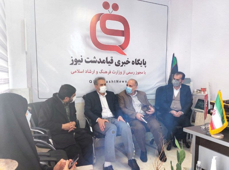 دیدار سرپرست بخشداری خاوران و رئیس اداره فرهنگ و ارشاد اسلامی شهرستان ری با مدیر مسئول پایگاه خبری قیامدشت نیوز