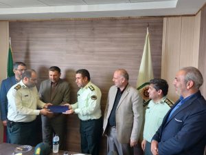 انتصاب رئیس جدید کلانتری ۱۷۴ قیامدشت