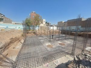 بازدید بخشدار خاوران از پروژه احداث مدرسه ۱۲ کلاسه در روستای محمودآباد