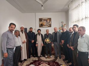 دیدار مسئولان بخش خاوران با خانواده ایثارگران و خانواده شهدای روستای لپه زنک