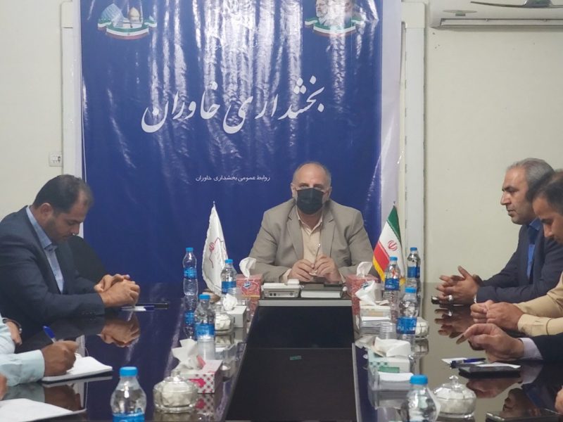 برگزاری نشست مشورتی بخشدار خاوران با دهیاران بخش