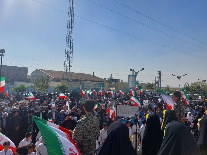 برگزاری اجتماع بزرگ 13 آبان در شهر قیامدشت