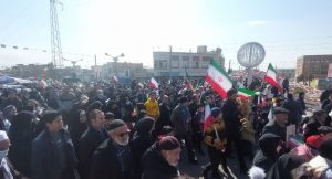 راهپیمایی 22 بهمن در قیامدشت + فیلم