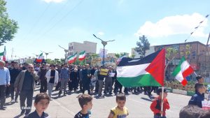 راهپیمایی روز قدس در قیامدشت برگزار شد