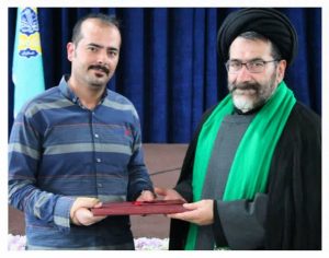 تقدیر امام جمعه بخش خاوران از مدیر مسئول پایگاه خبری قیامدشت نیوز