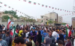 طنین فریاد مرگ بر اسرائیل در قیامدشت + فیلم