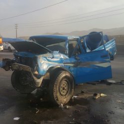 تصادف مرگبار در جاده خاوران
