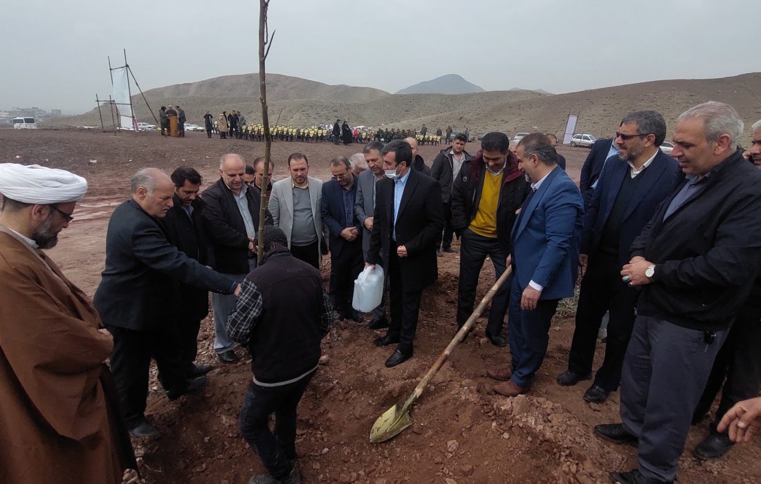 کاشت نهال در محدوده روستای چهلقز بمناسبت هفته منابع طبیعی +فیلم