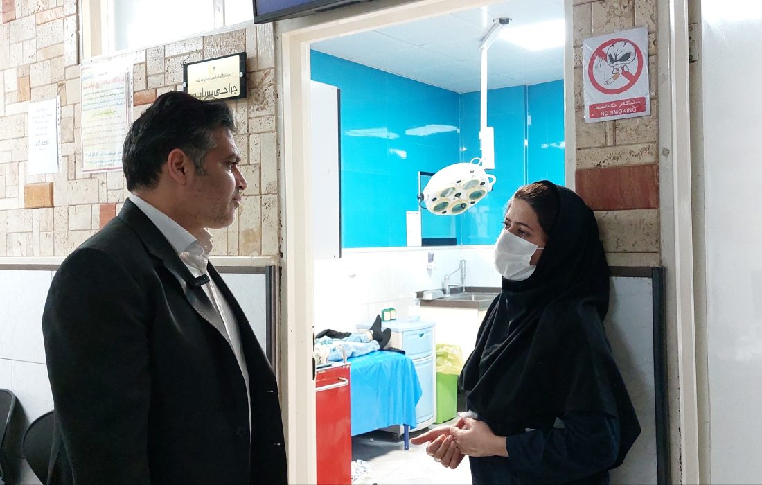 بازدید سرزده مدیر شبکه بهداشت و درمان شهرستان ری از مراکز درمانی شبانه روزی قیامدشت +فیلم
