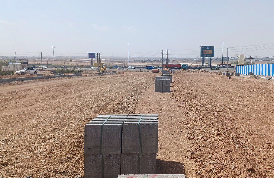 کلنگ زنی پروژه ورودی جدید مجتمع صنفی خدماتی خاوران + فیلم