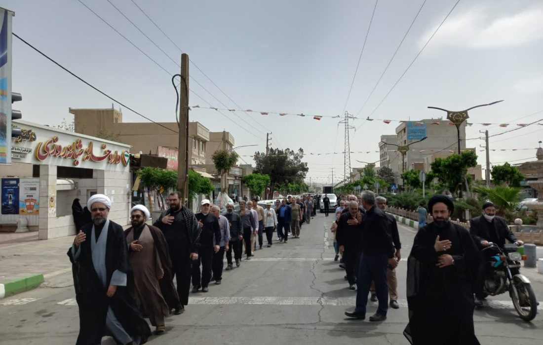 عزاداری اهالی قیامدشت در سالروز شهادت امام جعفر صادق(ع)+ فیلم