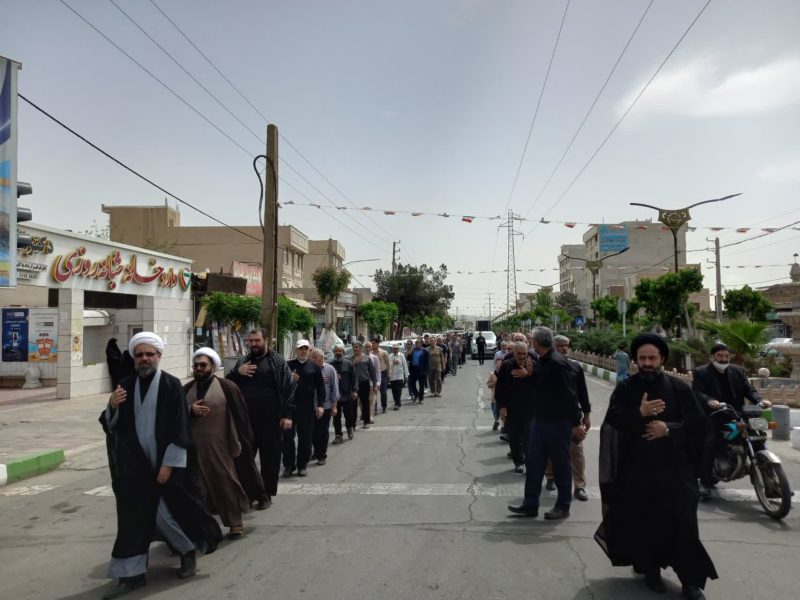 عزاداری اهالی قیامدشت در سالروز شهادت امام جعفر صادق(ع)+ فیلم
