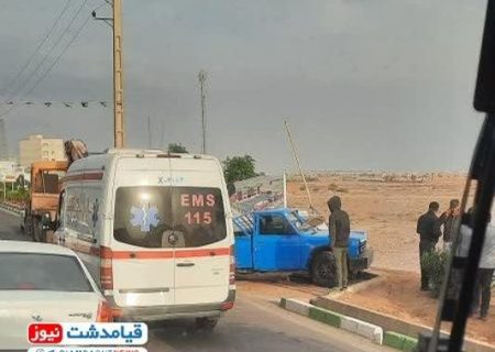 تصادف شدید در بلوار شهدای قیامدشت