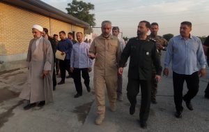 اولین حضور فرمانده جدید سپاه ری در قیامدشت
