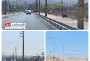 نصب روشنایی جاده قیامدشت به چهلقز (بلوار شهید رئیسی) و آغاز کفسازی پیادهروها