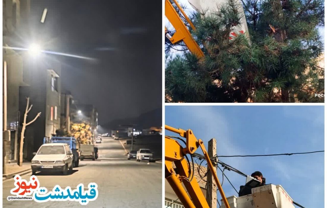 اصلاح و بهسازی روشنایی معابر روستای چهلقز