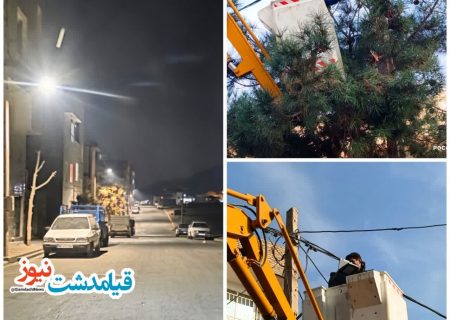 اصلاح و بهسازی روشنایی معابر روستای چهلقز