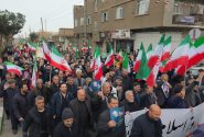 حضور کم‌سابقه مردم شهر قیامدشت در راهپیمایی روز جهانی قدس + فیلم