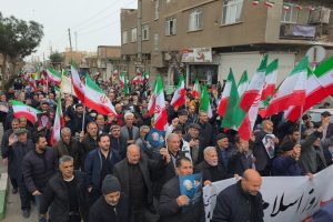 حضور کم‌سابقه مردم شهر قیامدشت در راهپیمایی روز جهانی قدس + فیلم