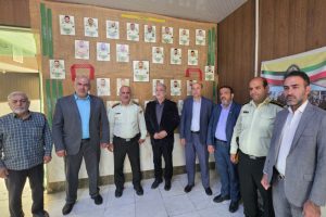 تقدیر مسئولان بخش خاوران از تلاش‌های شبانه‌روزی کارکنان کلانتری ۱۷۴ قیامدشت
